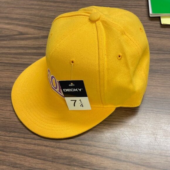 Decky Men's Baseball Hat - Alcorn State University - Gold - Size 7 1/4 - NWT - Picture 6 of 10